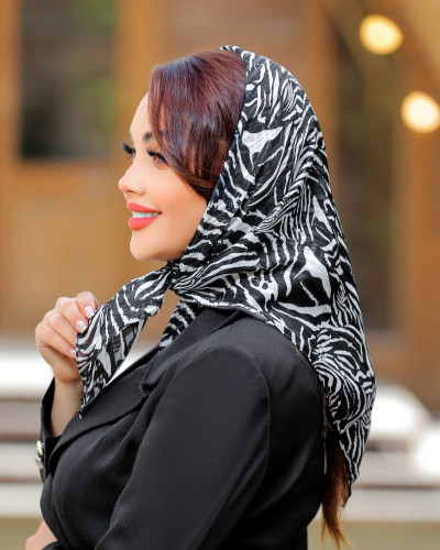 مینی اسکارف حریر لمه